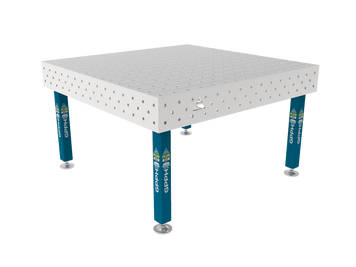 Стіл зварювальний PLUS INOX 1500x1480 мм, 16 мм, 100x100, стаціонарний 16_100x100_S_INOX_PLUS_150x148 фото