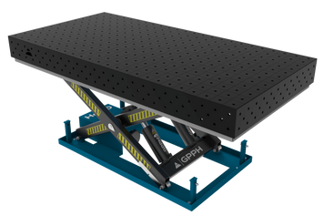 Стол сварочній с гидроприводом PRO 2400x1200 мм, 16 мм, 100x100 16_100x100_XWT_PRO_240x120 фото