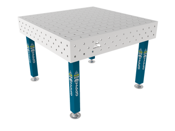 Стіл зварювальний PLUS INOX 1200x1200 мм, 16 мм, 100x100, стаціонарний 16_100x100_S_INOX_PLUS_120x120 фото