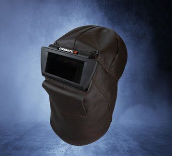 Зварювальна маска шкіряна Evermatic Nahkis, без захисту шиї, ФАЗ DIN 10 145004 фото
