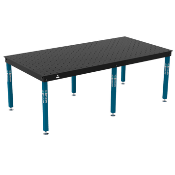 Стіл зварювальний BASIC 2400x1200 мм, 16 мм, 100x100, стаціонарний 16_100x100_S_BASIC_240x120 фото