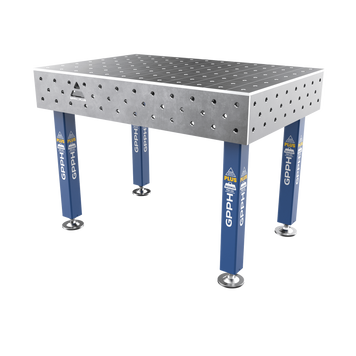 Стіл зварювальний PLUS 1200x800 мм, 16 мм, 100x100, стаціонарний 16_100x100_S_TWT_PLUS_120x80 фото
