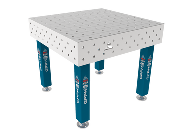 Стіл зварювальний PRO INOX 1000x1000 мм, 16 мм, 100x100, стаціонарний 16_100x100_S_INOX_PRO_100x100 фото