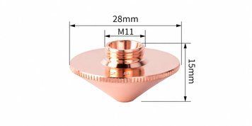Сопло одинарне Precitec CON M11, 0.8 мм P0591-673-00008 фото
