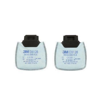 Фильтр 3M Secure Click D3128 P2 R с угольным слоем, пара 7100197480 фото