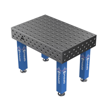 Стіл зварювальний EXPERT 1200x800 мм, 28 мм, 100x100, стаціонарний 28_100x100_S_TWT_EXP_120x80 фото