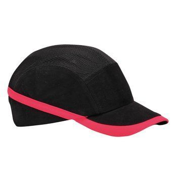 Каскетка захисна Portwest PW69 Vent Cool, козирок 7 см, чорна PW69BKR фото