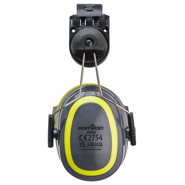 Противошумные наушники Portwest PW76 HV Extreme Medium на каску, SNR 25 дБ PW76GYR фото