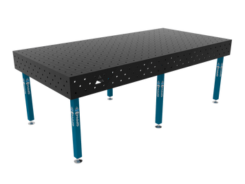 Стіл зварювальний ECO 2400x1200 мм, 16 мм, 100x100, стаціонарний 16_100x100_S_TWT_ECO_240x120 фото
