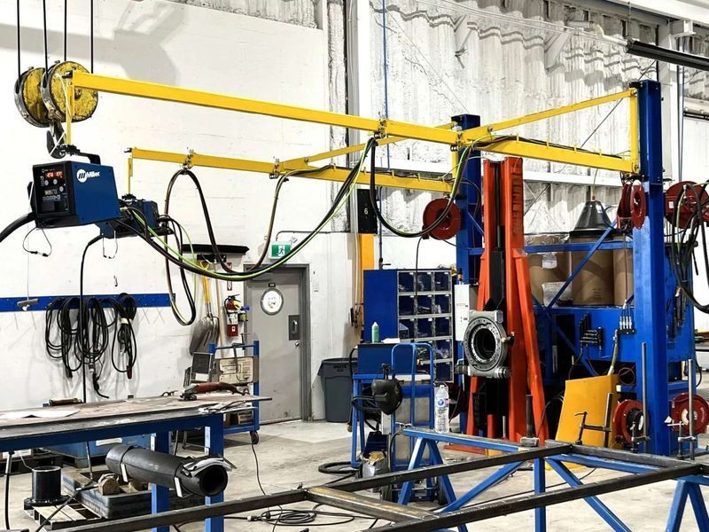 Телескопічна консоль для подавача дроту, TL6000 (6 м), ліва, зварна рама WSG-0569-10-00-01-0 фото